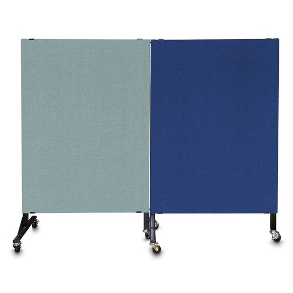 Enclosed Corkboard, 1 Door, 72"x48", 4" Fra